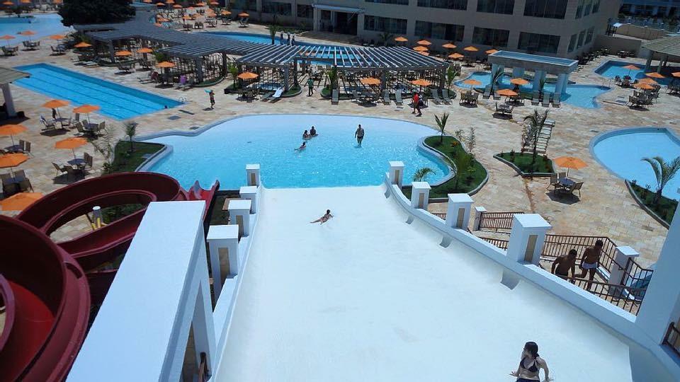 Lacqua Di Roma, Com Fogao Geladeira E Parque Aquatico 24H Caldas Novas Exterior photo